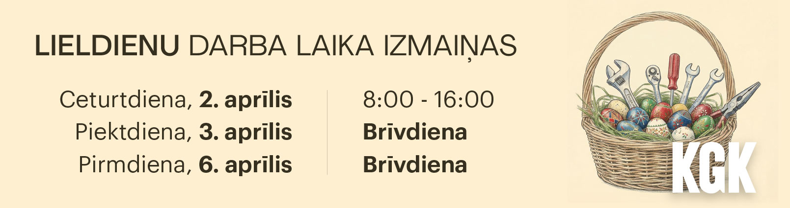 Darba laika izmaiņas